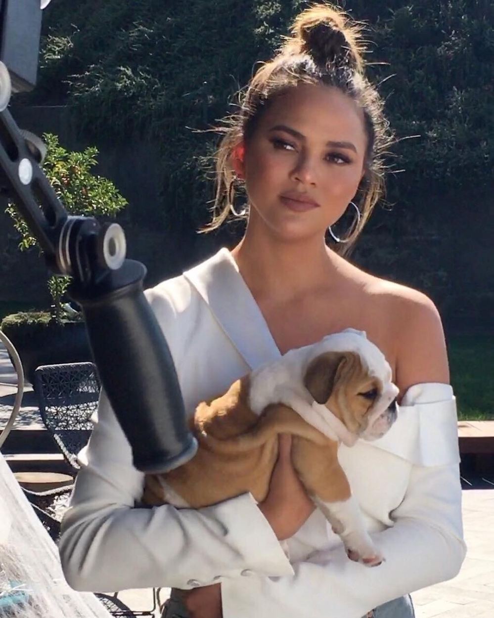 Chrissy Teigen Is Rightfully Obsessed With Her Bulldog