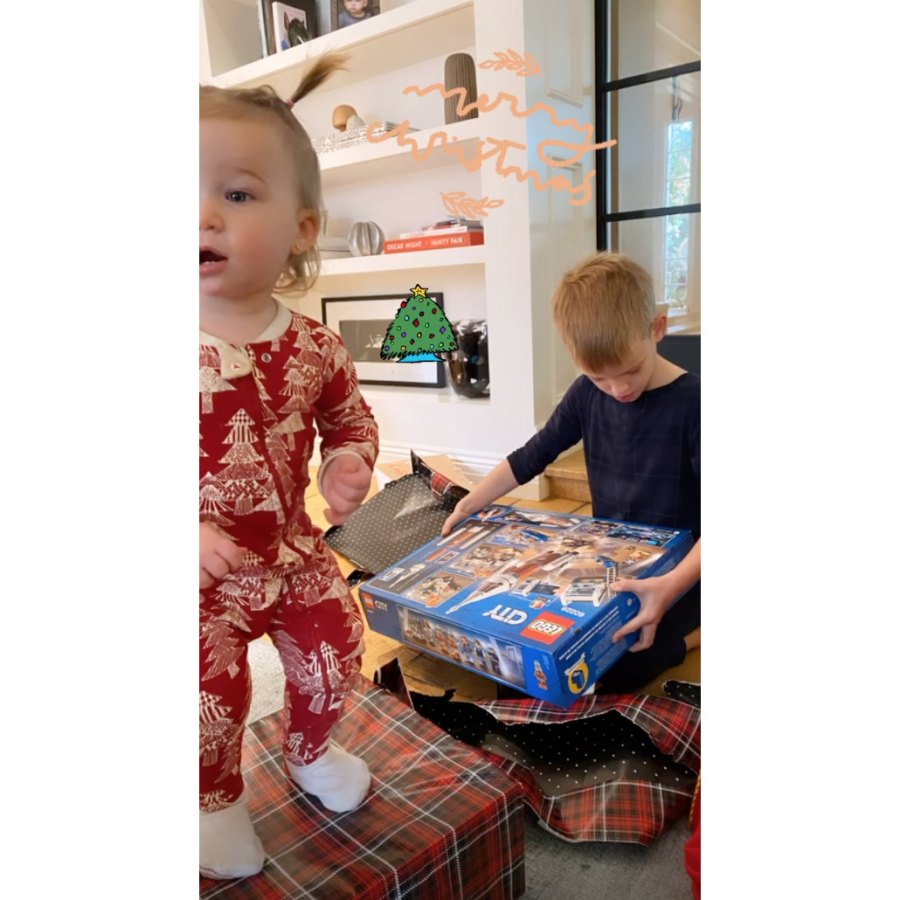 Hilary Duff and Matthew Koma Christmas kids