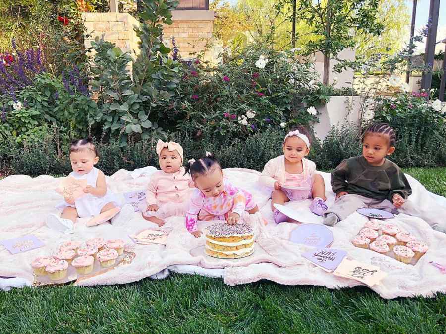 Khloe-Kardashian-Cousins-Babies-Chicago,-True,-Stormi,-Dream-and-Saint