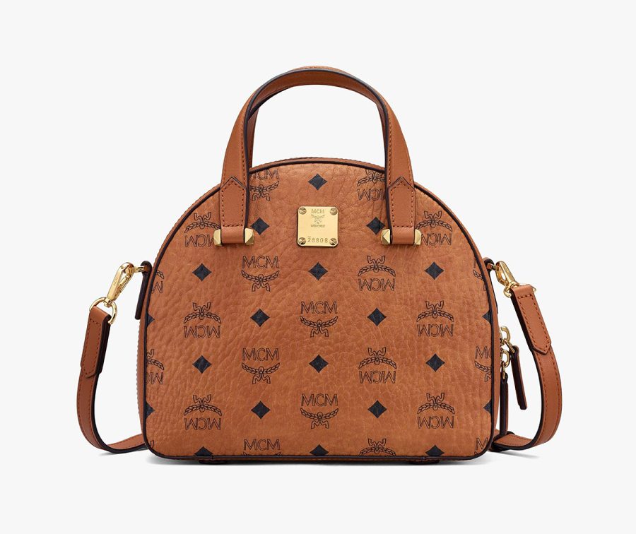 Luxury Gift Guide - MCM Small Essential Round Tote in Viestos