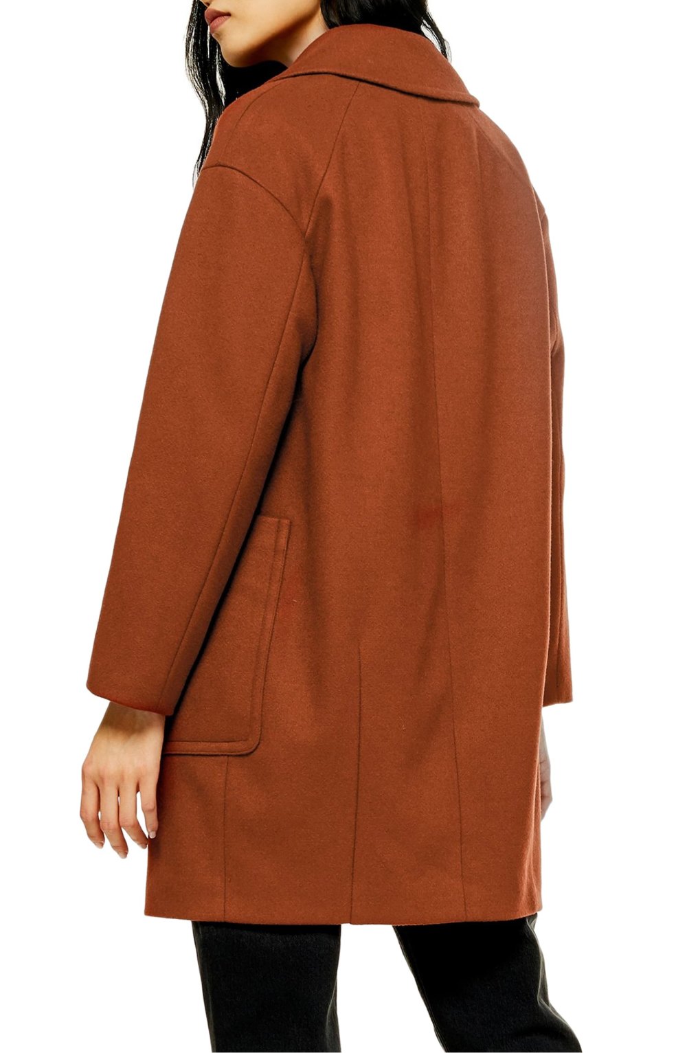 Topshop Carly Coat (Brown)