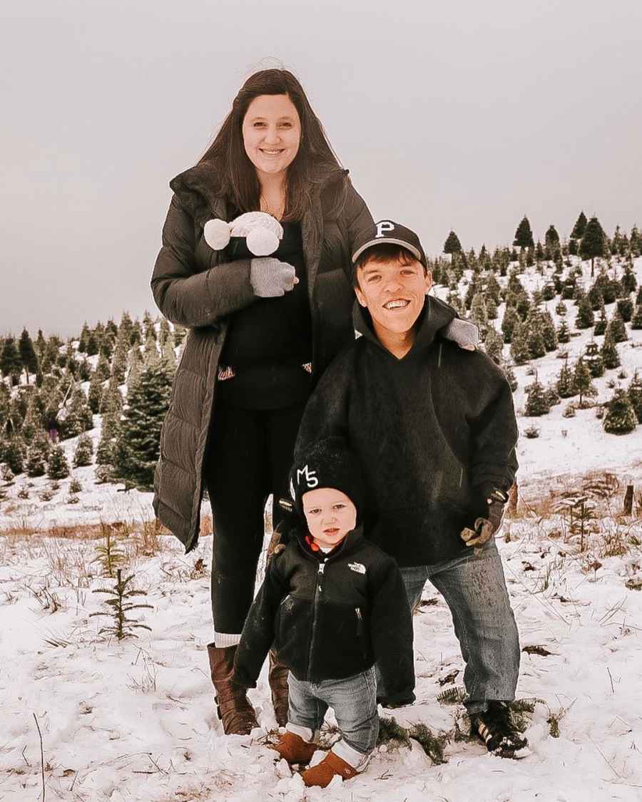 Tori Roloff and Zach Roloff Celebrity Kids Helping Pick and Decorate Christmas Trees