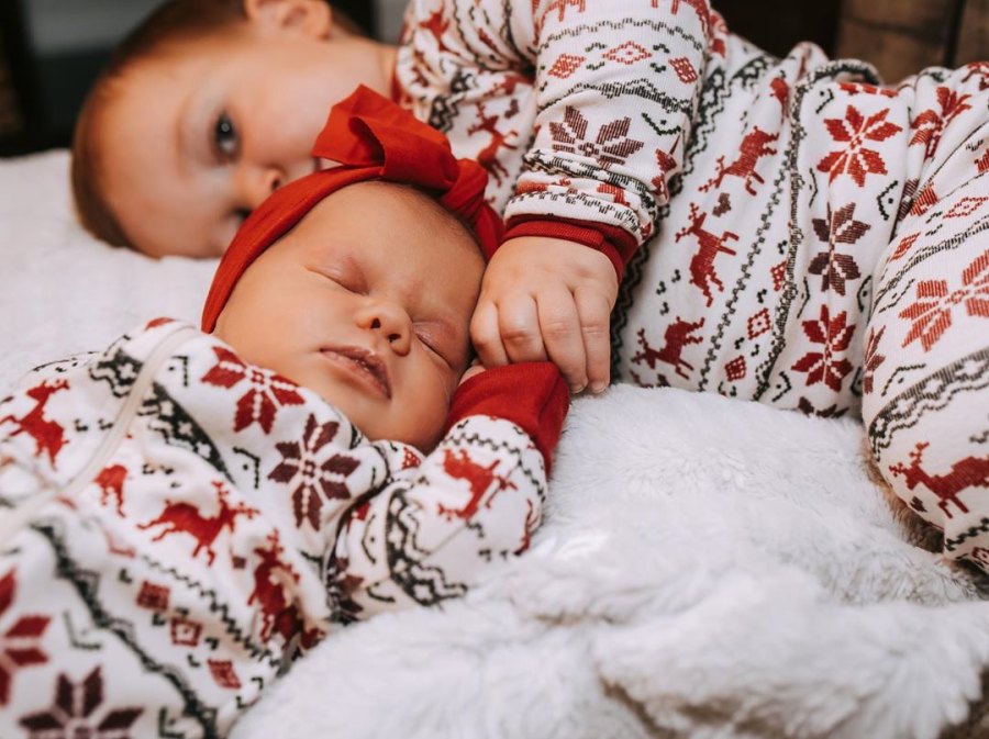 Tori Roloff Surprised Son Jackson Touched Newborn Sister in Family Christmas Photo
