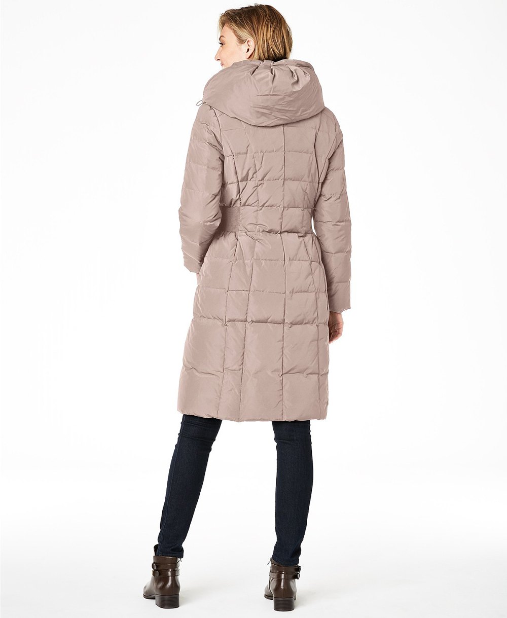 Cole Haan Box-Quilt Down Puffer Coat