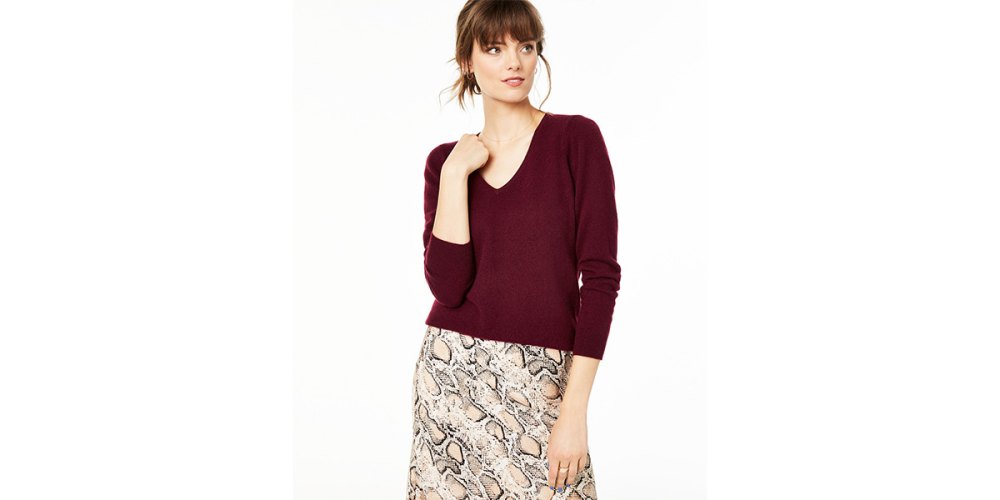Charter Club V-Neck Cashmere Sweater, Regular & Petite Sizes, Created For Macy's