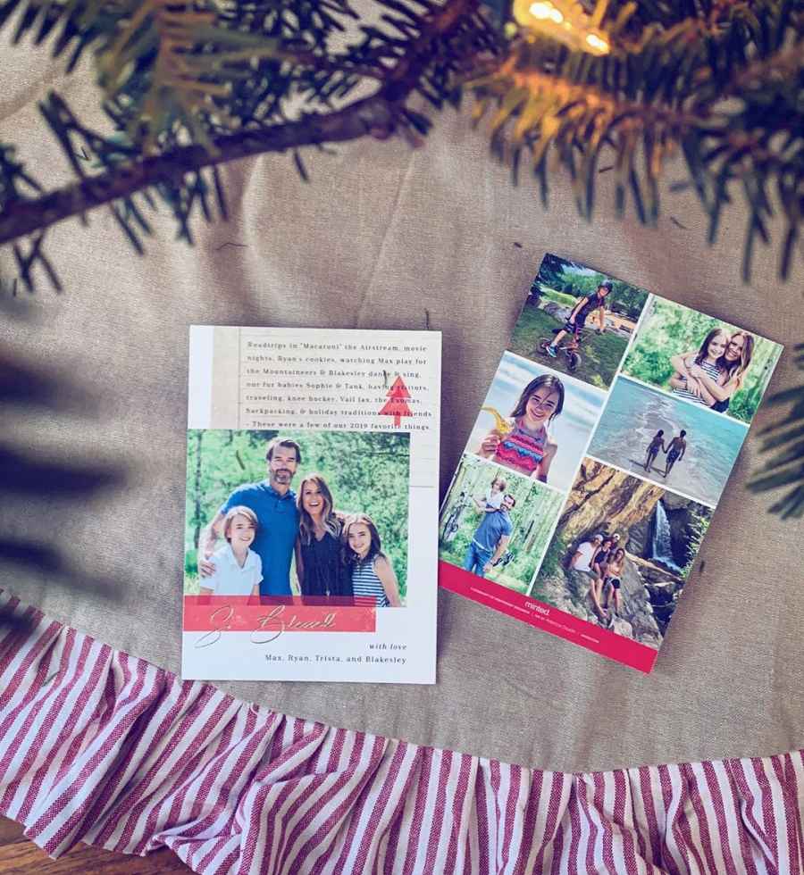 Trista Sutter Christmas Cards of 2019