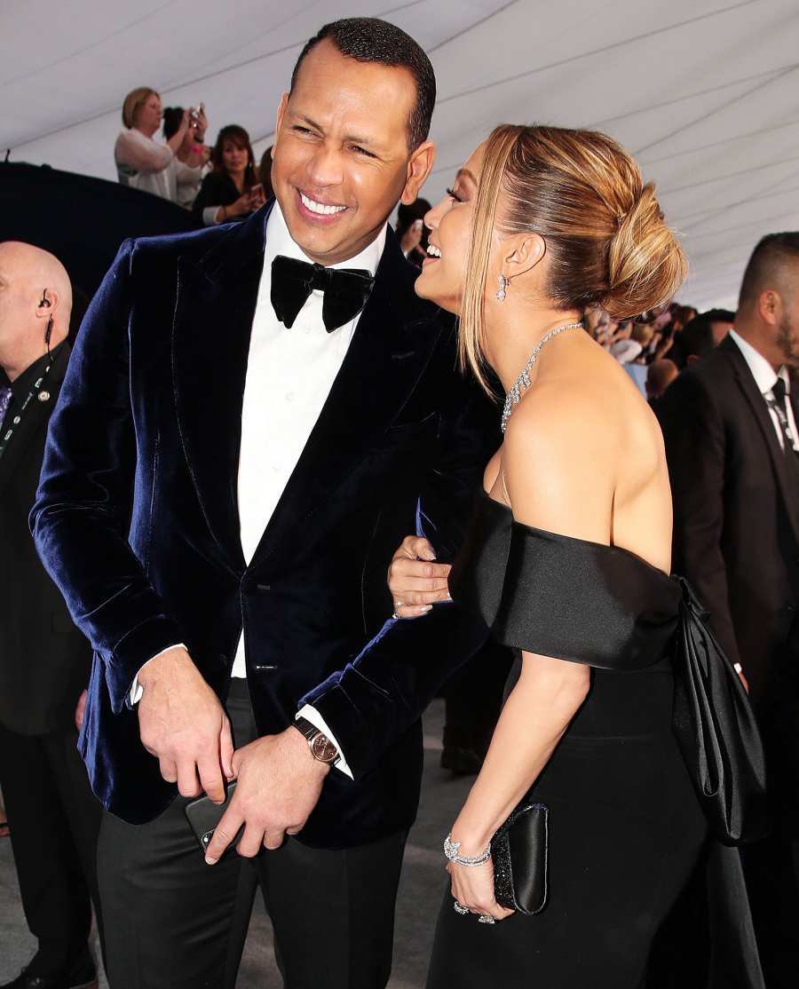 Alex Rodriguez and Jennifer Lopez Hottest Couples and PDA at SAG Awards 2020