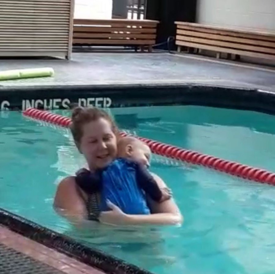 Amy Schumer Swimming Baby Gene Instagram