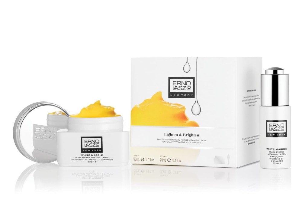 Erno Laszlo White Marble Dual Phase Vitamin C Peel Exfoliator