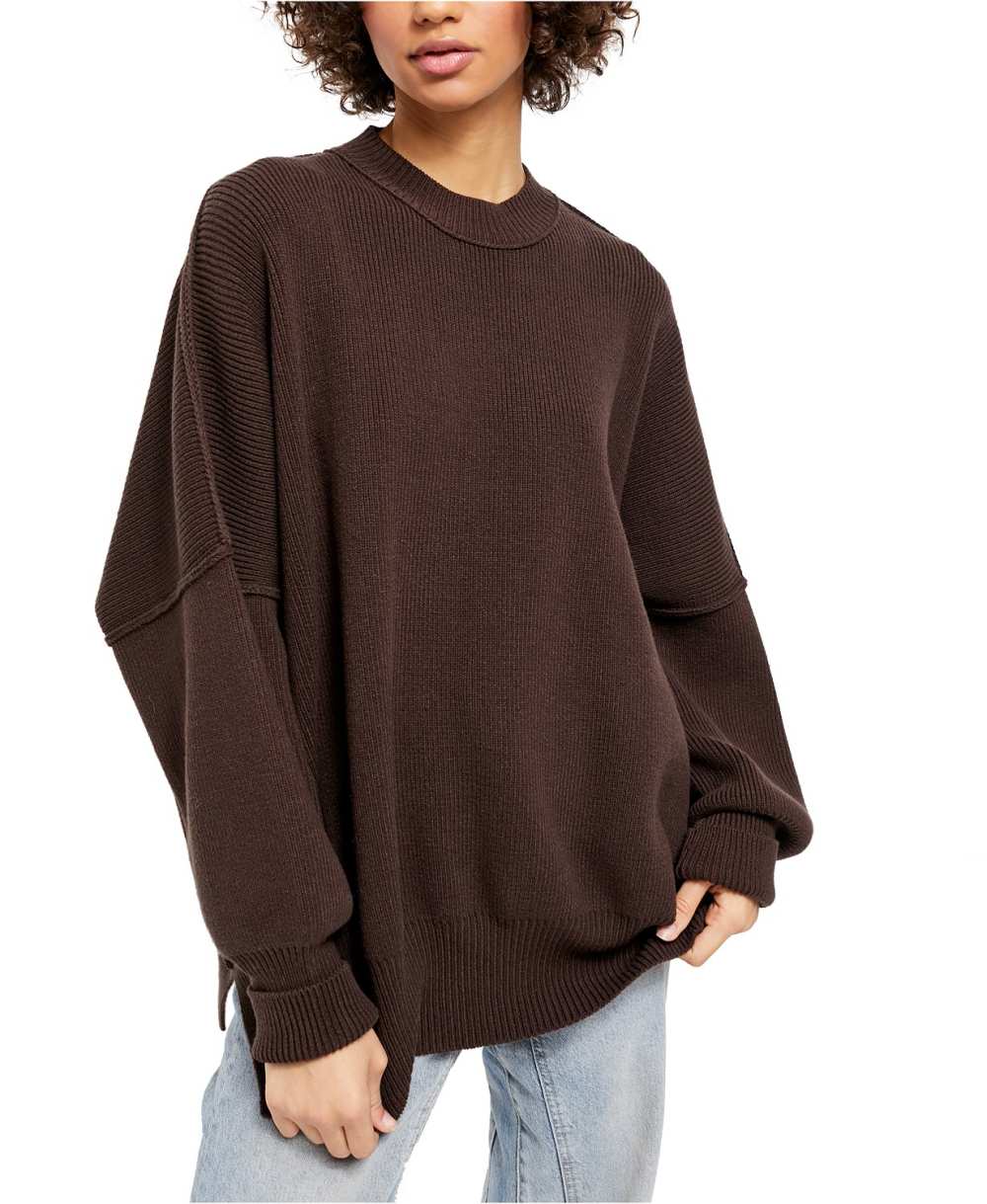 Free People Easy Street Tunic Sweater (Majestic Oak)