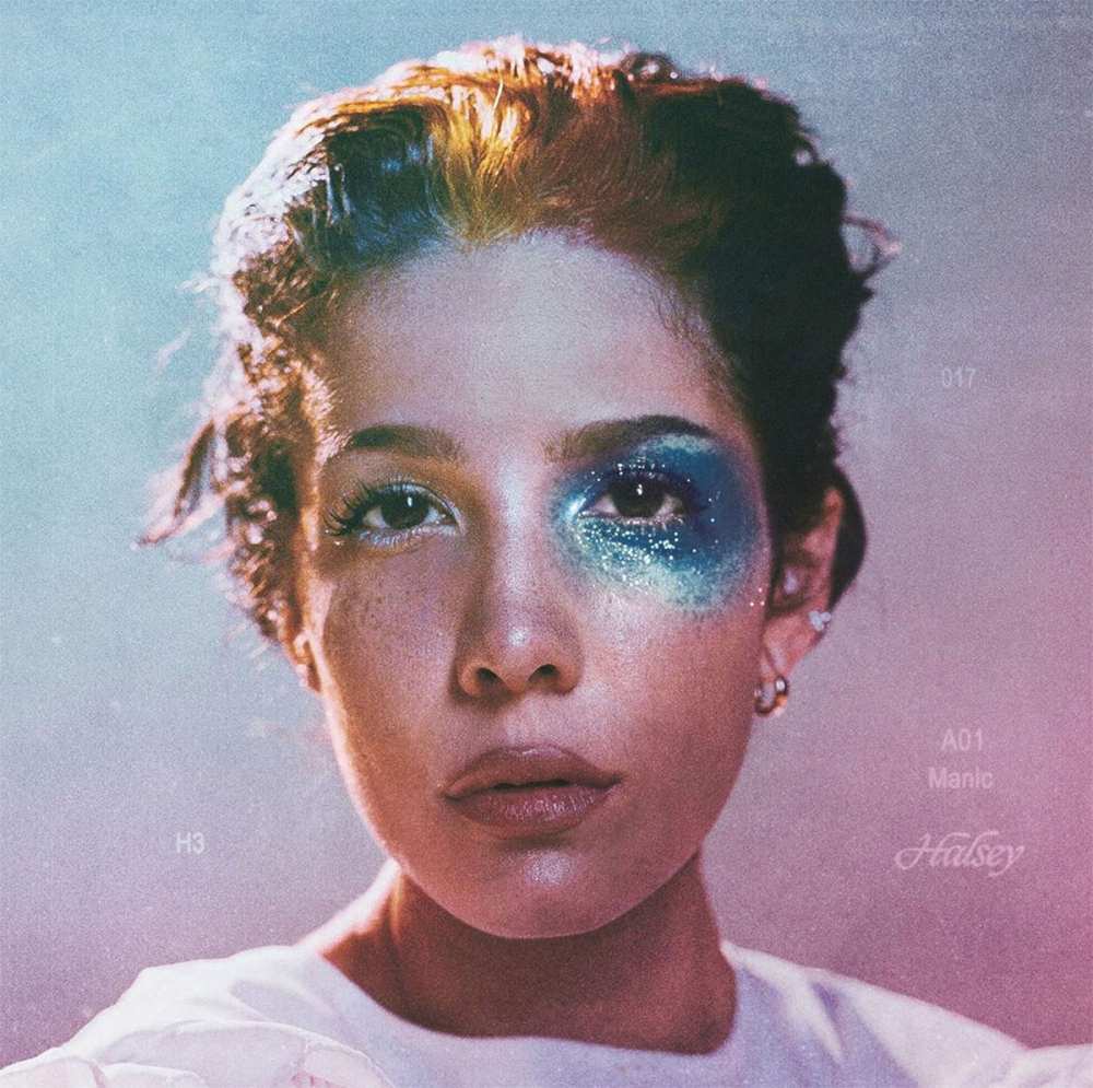 Halsey Recreates "Manic" Album Cover Makeup