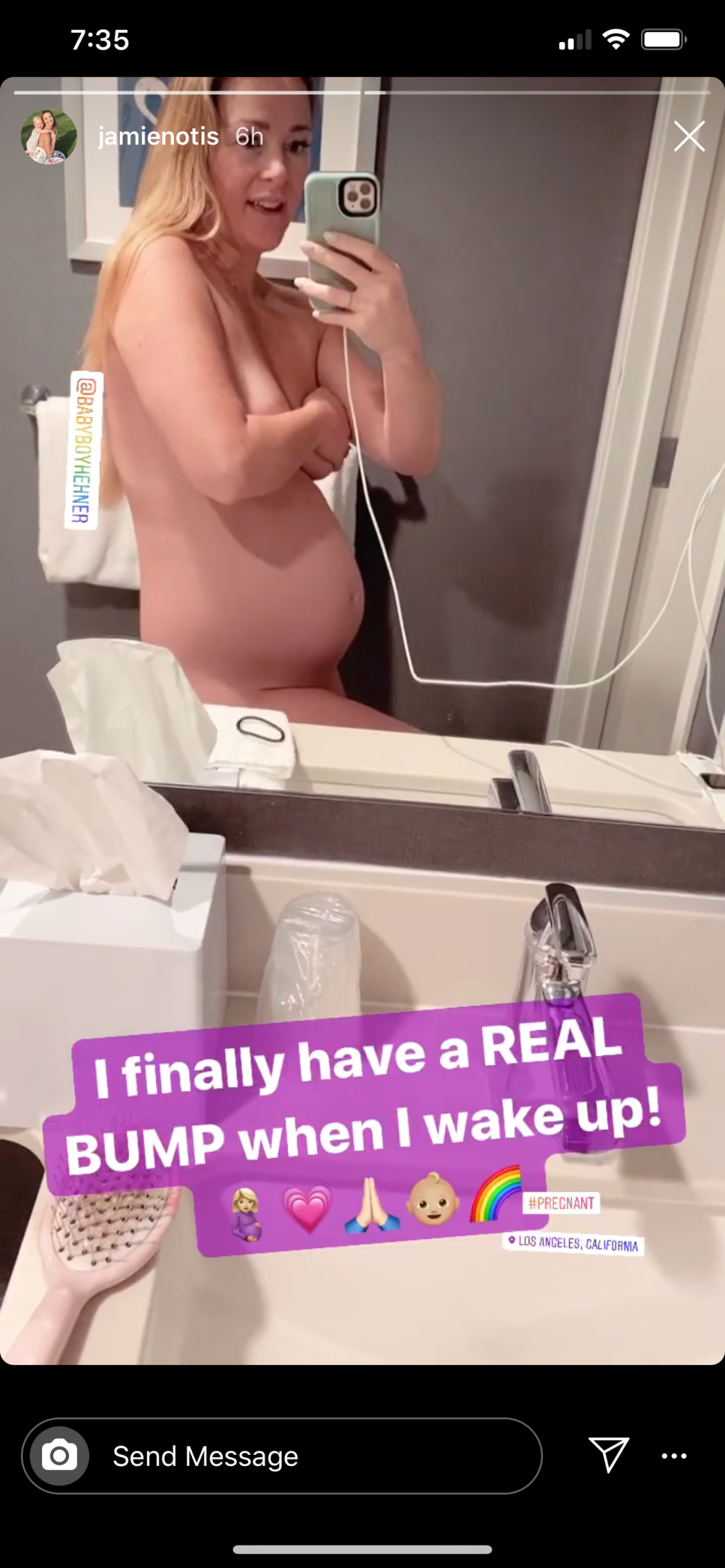 Pregnant ‘Married at First Sight’ Alum Jamie Otis Shows Off Nude Baby Bump