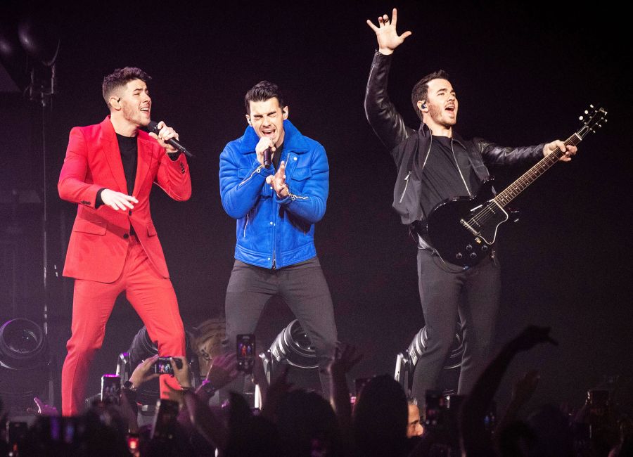 Nick Jonas Joe Jonas and Kevin Jonas Performing at Jingle Ball Jonas Brothers Announce Las Vegas Residency