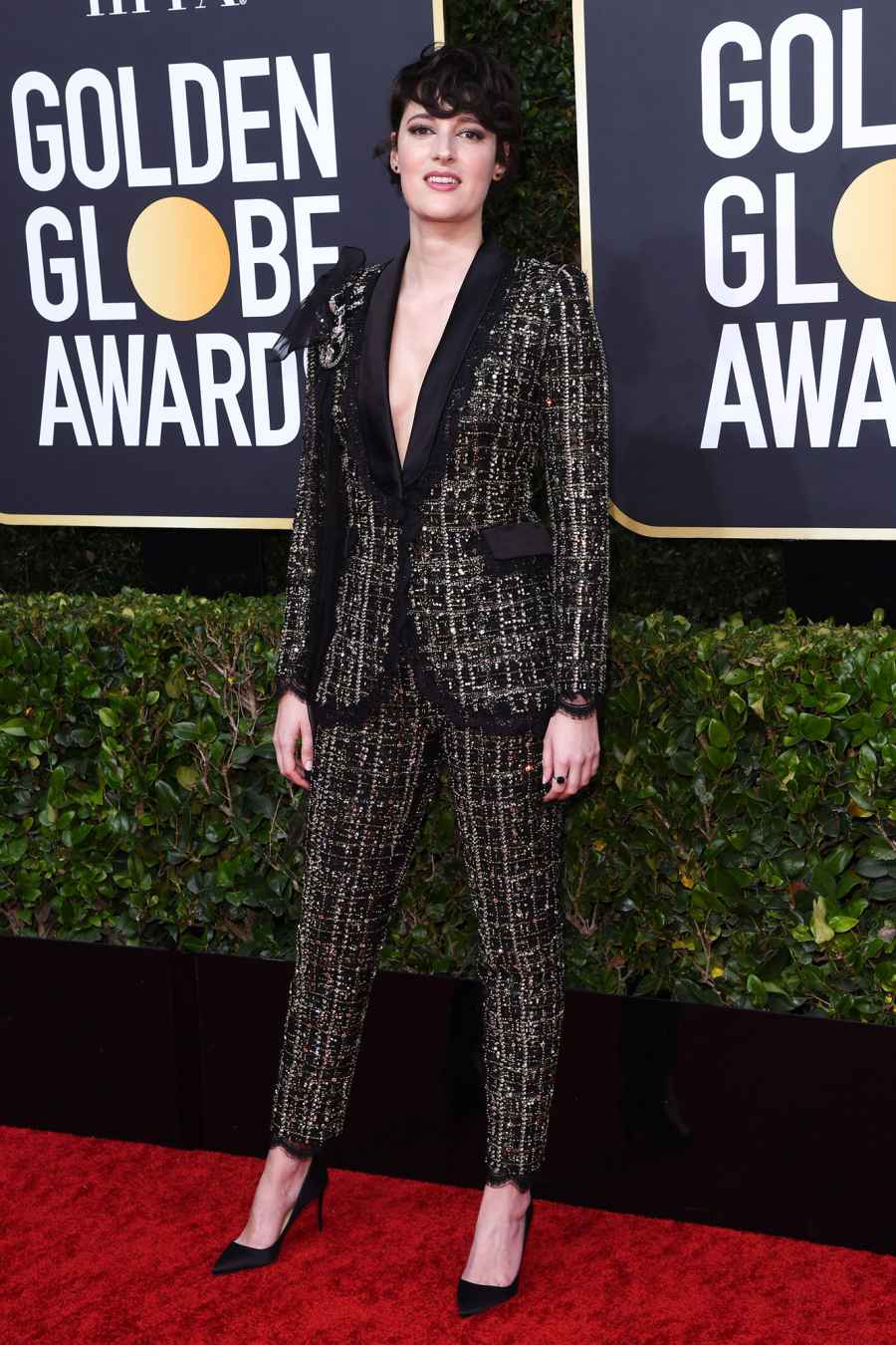 Phoebe Waller-Bridge Wearing Ralph & Russo Golden Globes 2020 Celebrity Charity