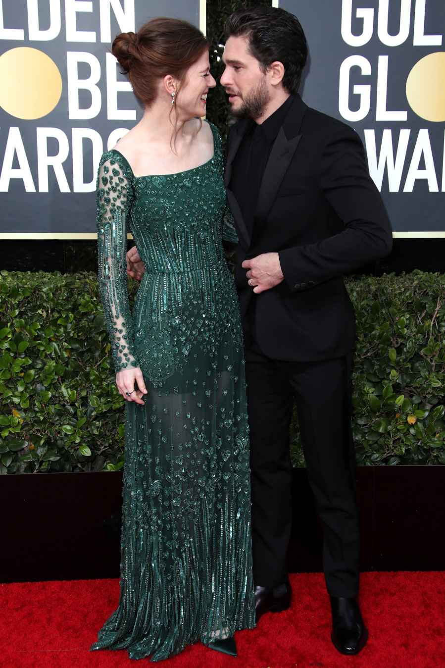 Rose Leslie and Kit Harington Date Night Golden Globes 2020