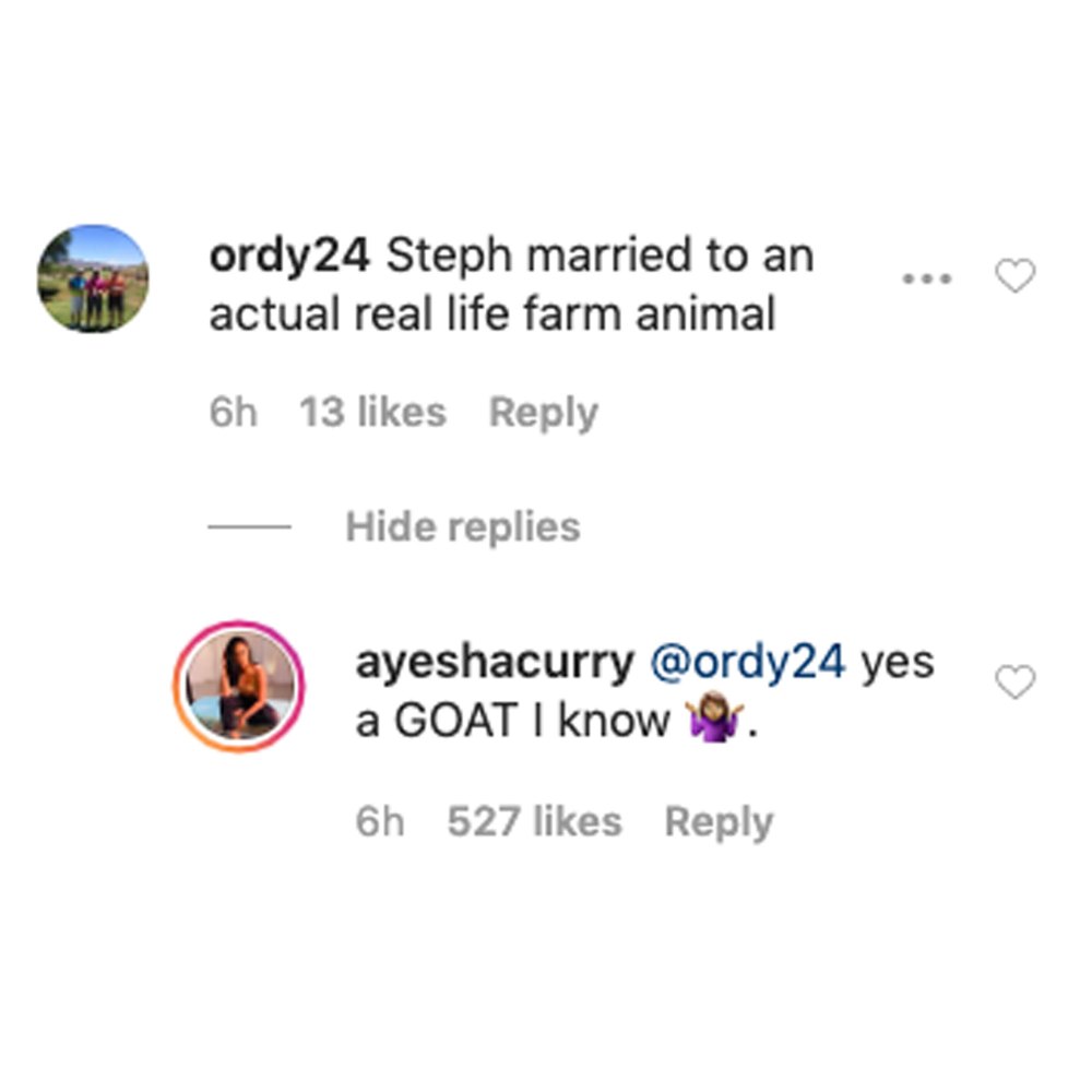 Ayesha Curry Claps Back at Troll Who Called Her a ‘Farm Animal’ After Viral Photo With Stephen Curry