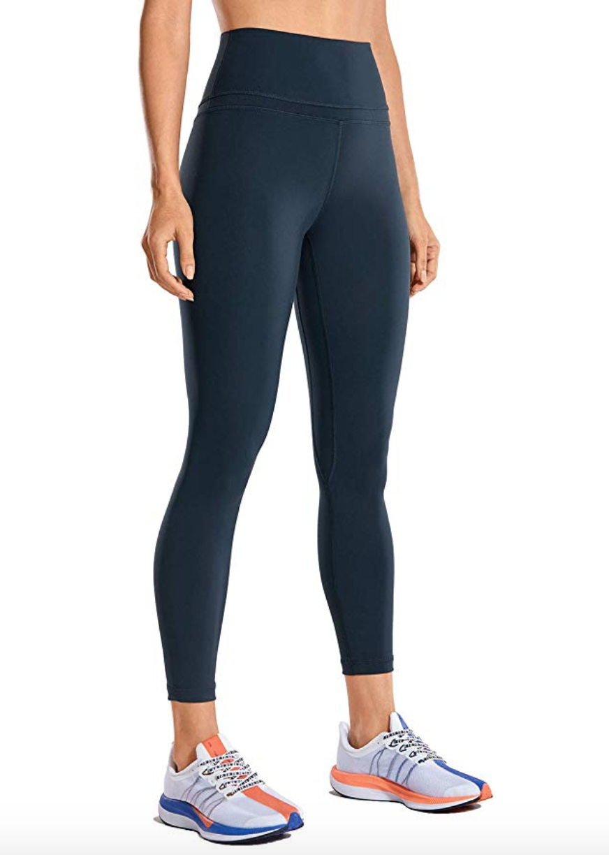 CRZ YOGA Women's Naked Feeling I High Waist Tight (Navy)