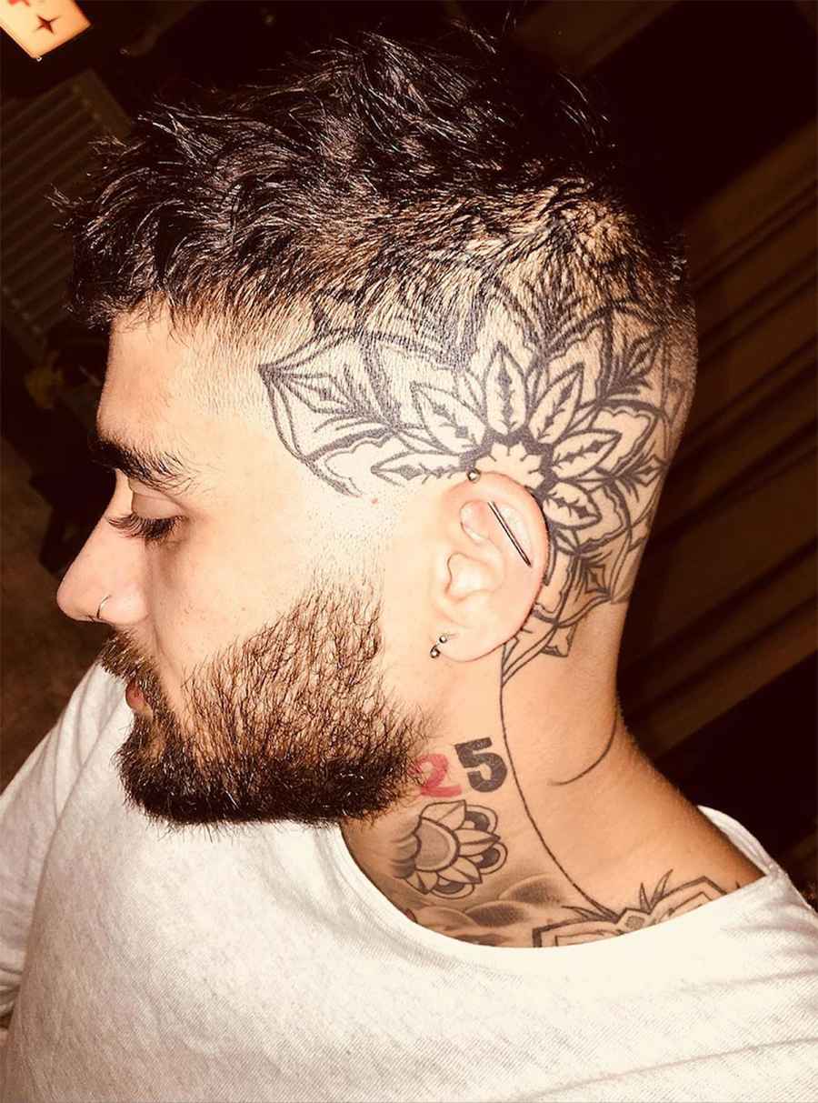 Celebs With Face Tattoos - Zayn