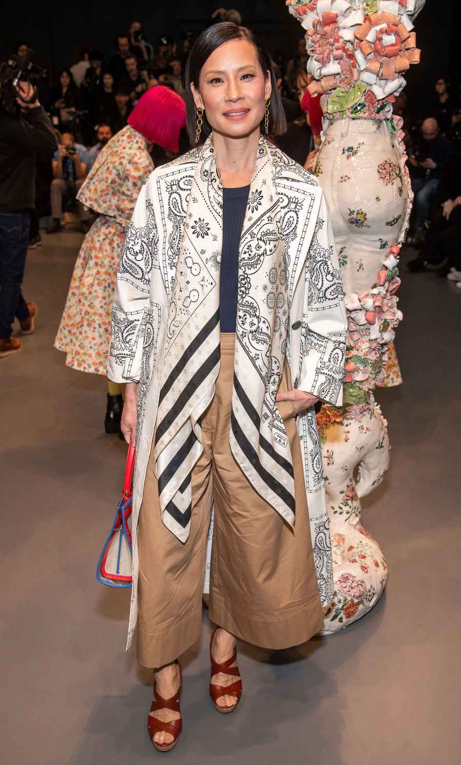 Celebs at New York Fashion Week - Lucy Liu