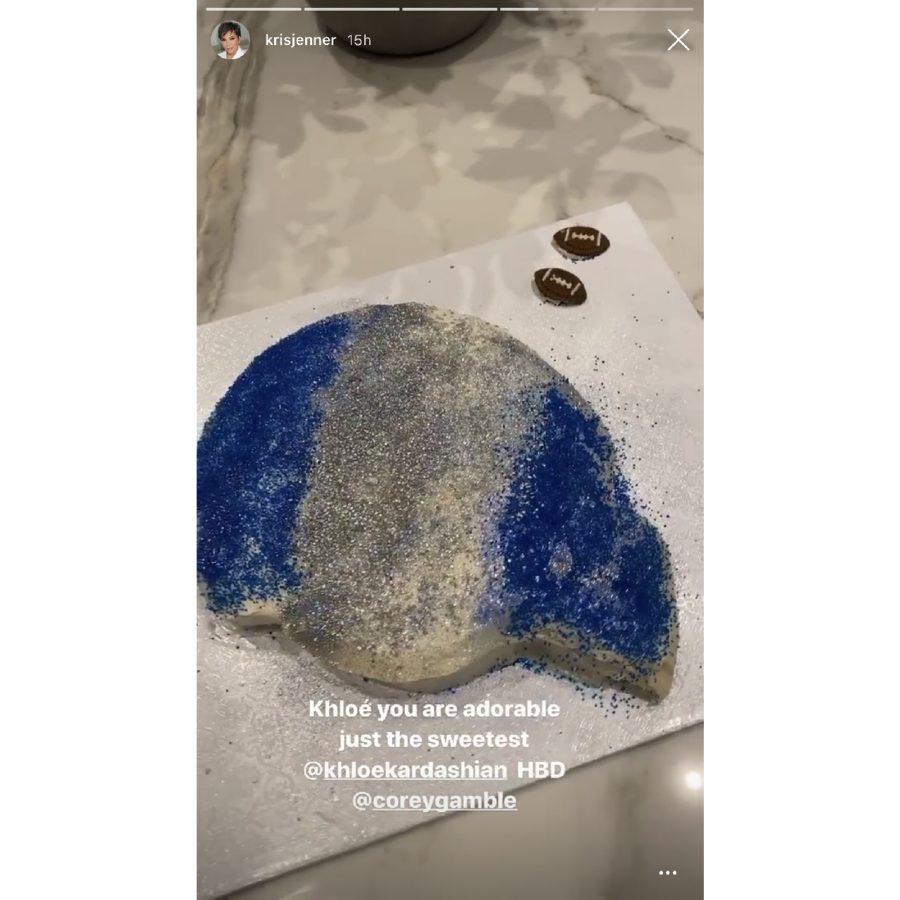 Khloé Kardashian Created a Cake for Corey Gamble