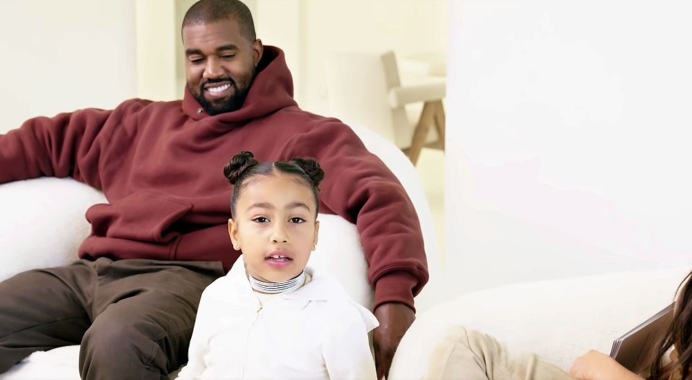 Kim Kardashian Kanye West Daughter North Adorably Crashes Interview