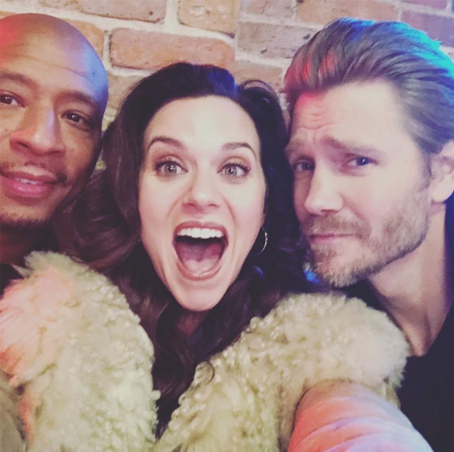 Antwon Tanner, Hilarie Burton and James Lafferty One Tree Hill Reunion