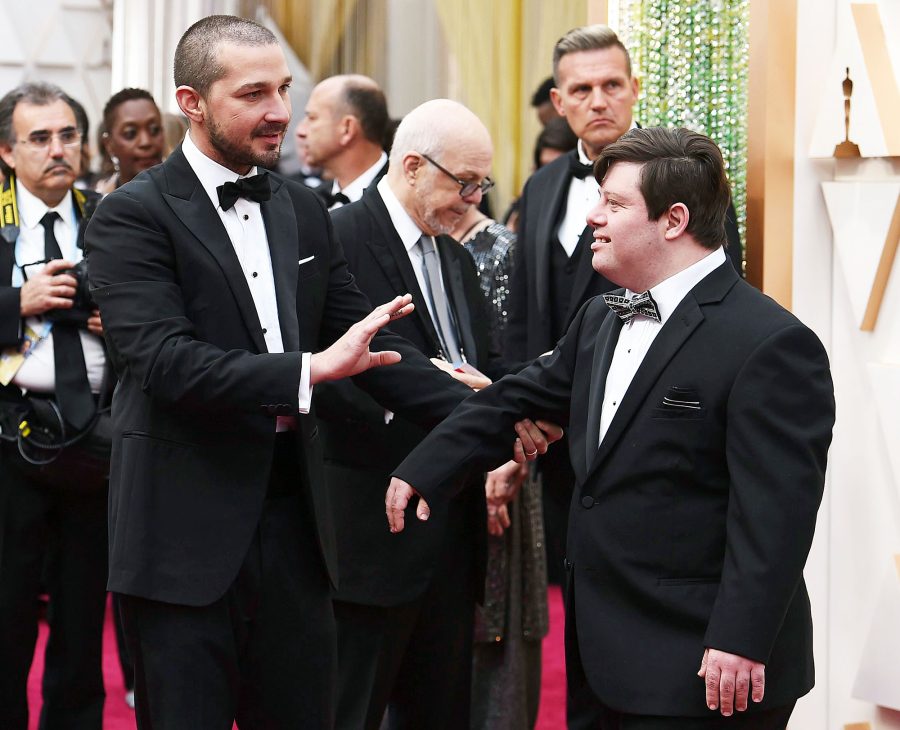 Shia LaBeouf and Zack Gottsagen What You Didnt See on TV at Oscars 2020