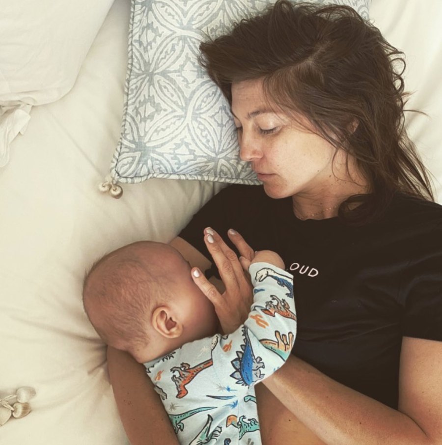 Aja Volkman breastfeeding