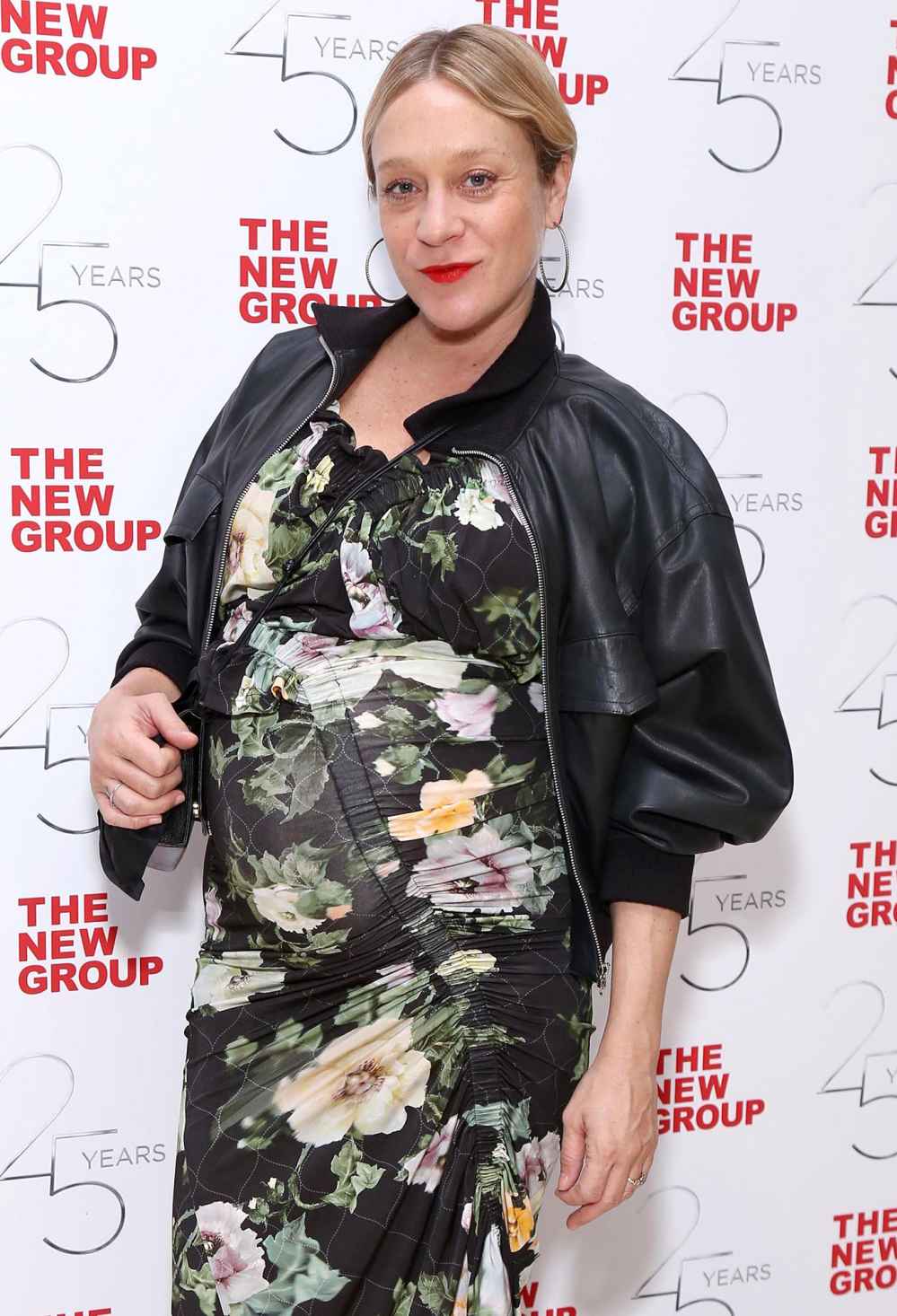 Chloe Sevigny Floral Dress Pregnant Ban on Partners in Delivery Rooms During Coronavirus