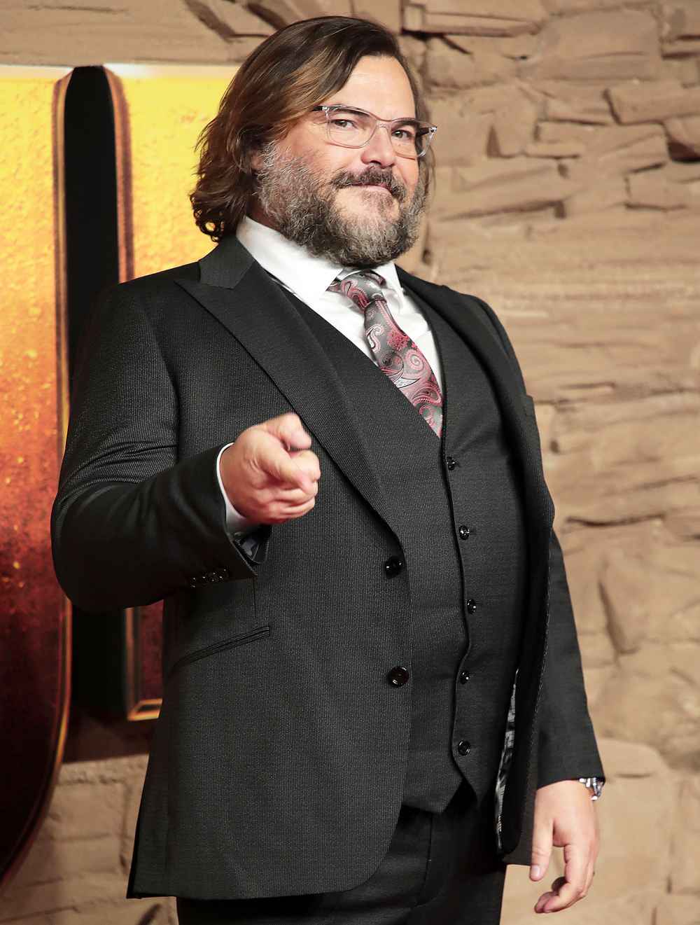 Jack Black attends the Jumanji The Next Level film premiere Makes His Shirtless TikTok Debut