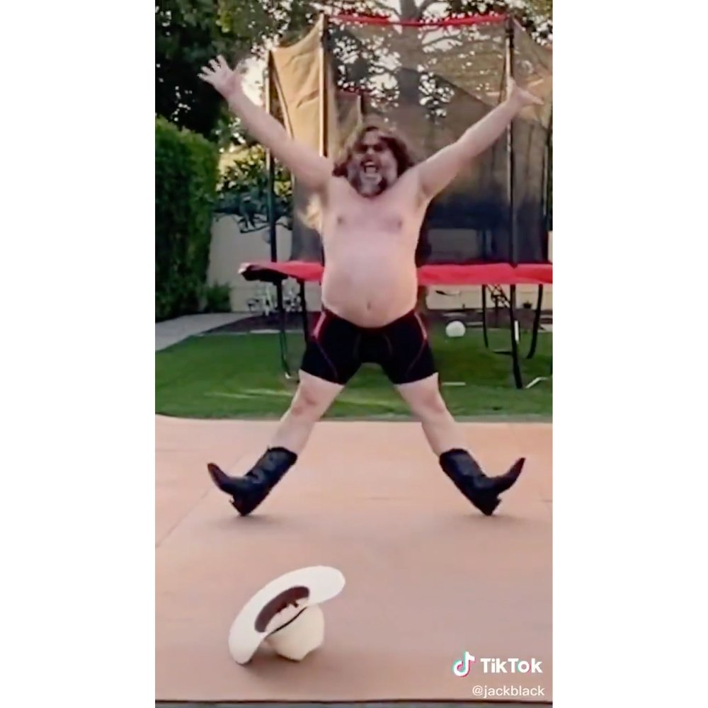 Jack Black Makes His Shirtless TikTok Debut