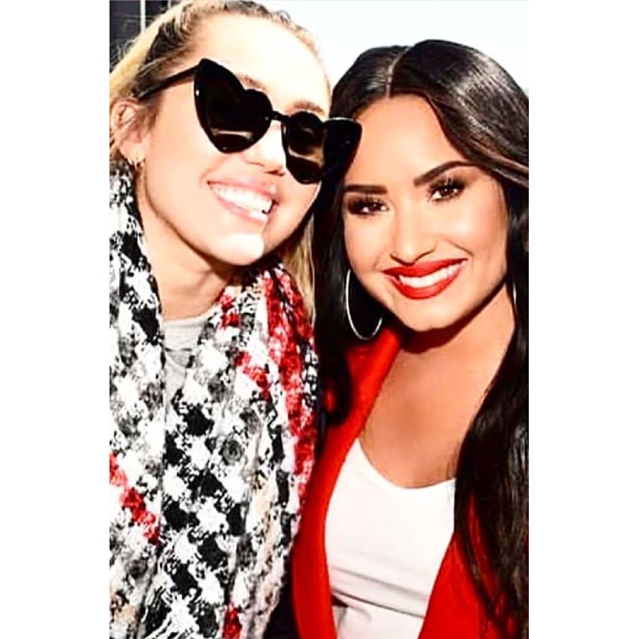 Miley Cyrus Demi Lovato Friendship Throughout the Years