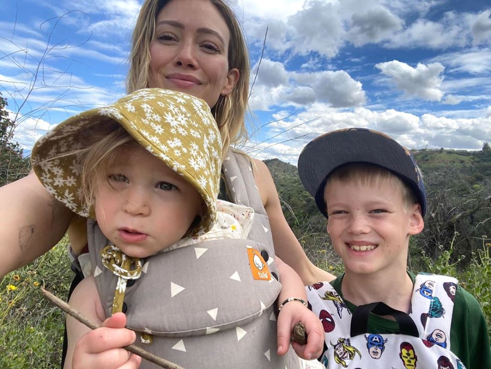 Hilary Duff Son Luca Locks Little Sister Banks in Dog Crate During Quarantine