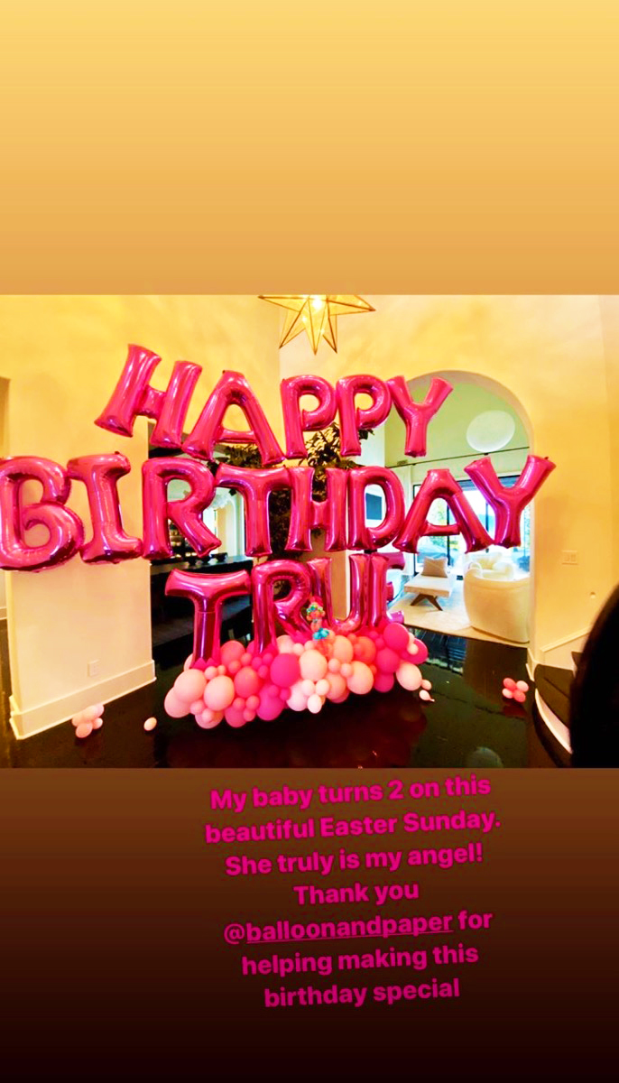 Khloe Kardashian Celebrates True’s 2nd Birthday With ‘Trolls’-Themed Quarantined Party