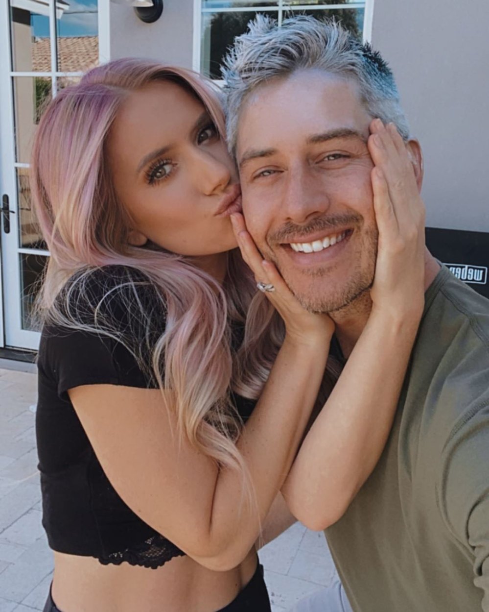 Lauren Burnham and Arie Luyendyk Jr. Hair