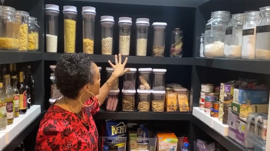 Tia Mowry Shows Off Her Pantry While in Quarantine