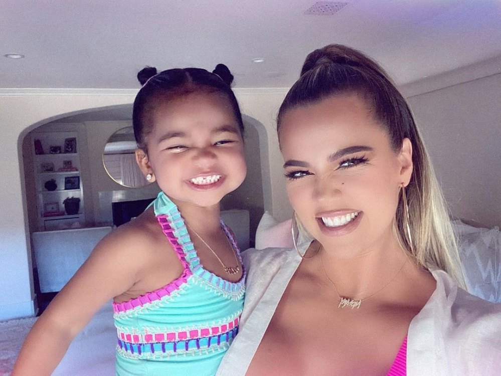 Khloe Kardashians Daughter True Helped Her During Tough Workout