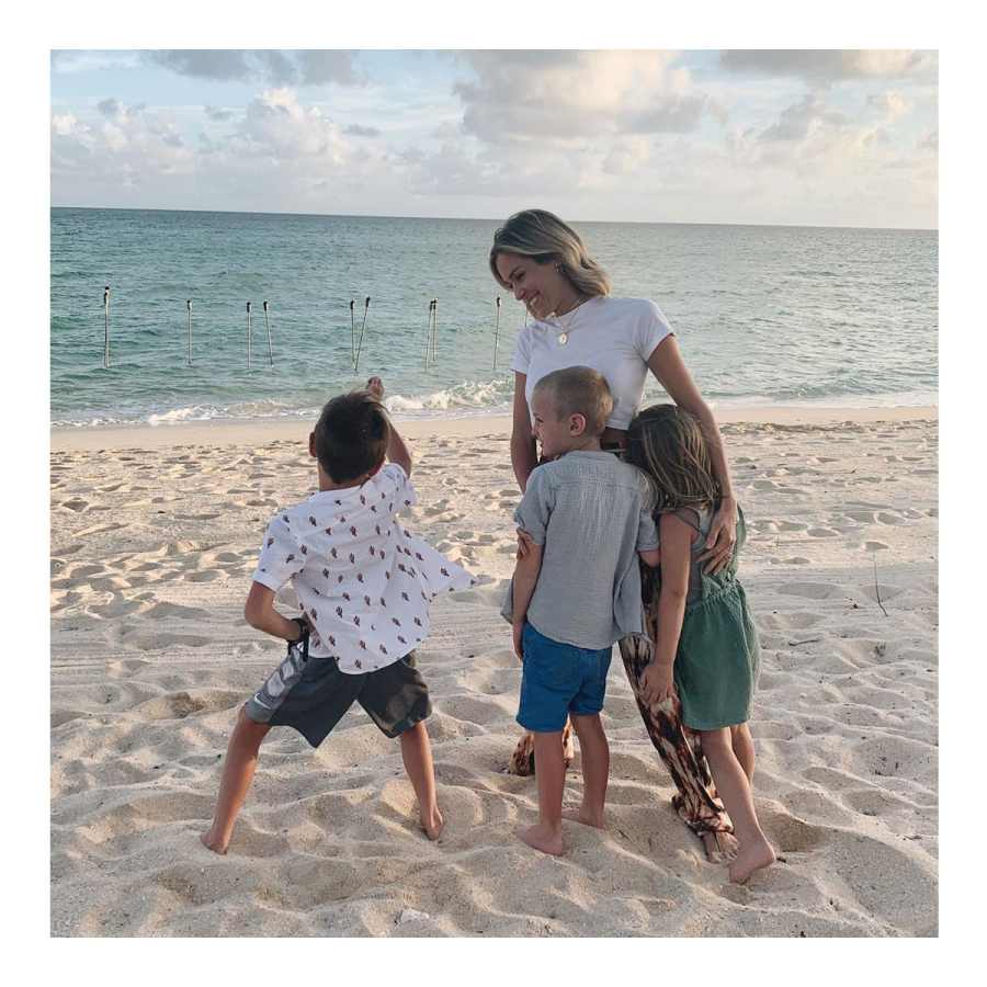 Kristin Cavallari Instagram Beach Homeschooling