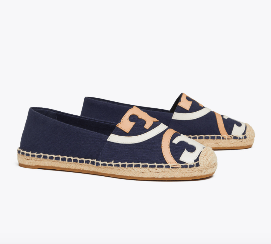 Poppy Canvas Espadrille (Perfect Navy : Multi)