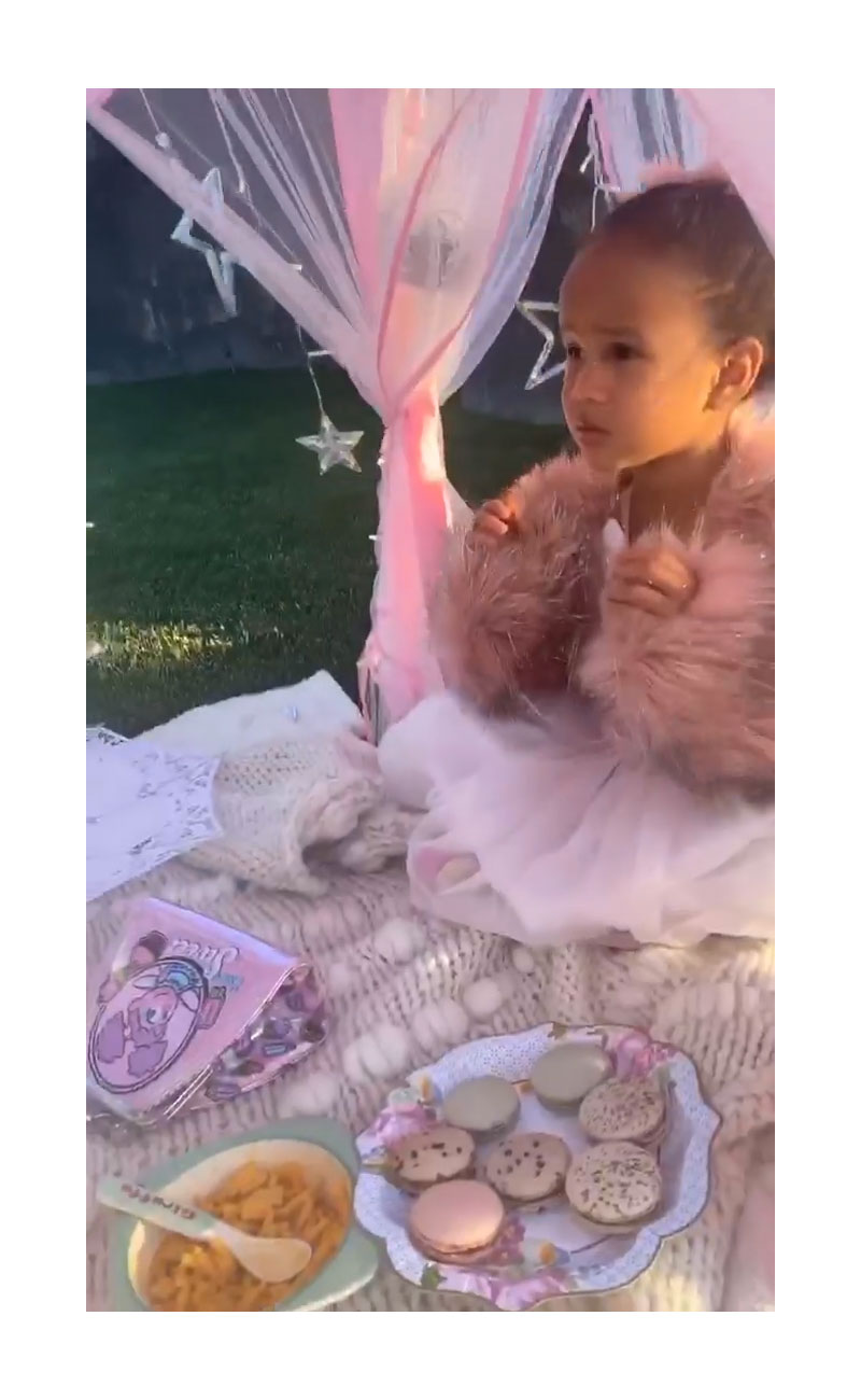 Chrissy Teigen Had an Elaborate Tea Party for Luna and a Friend