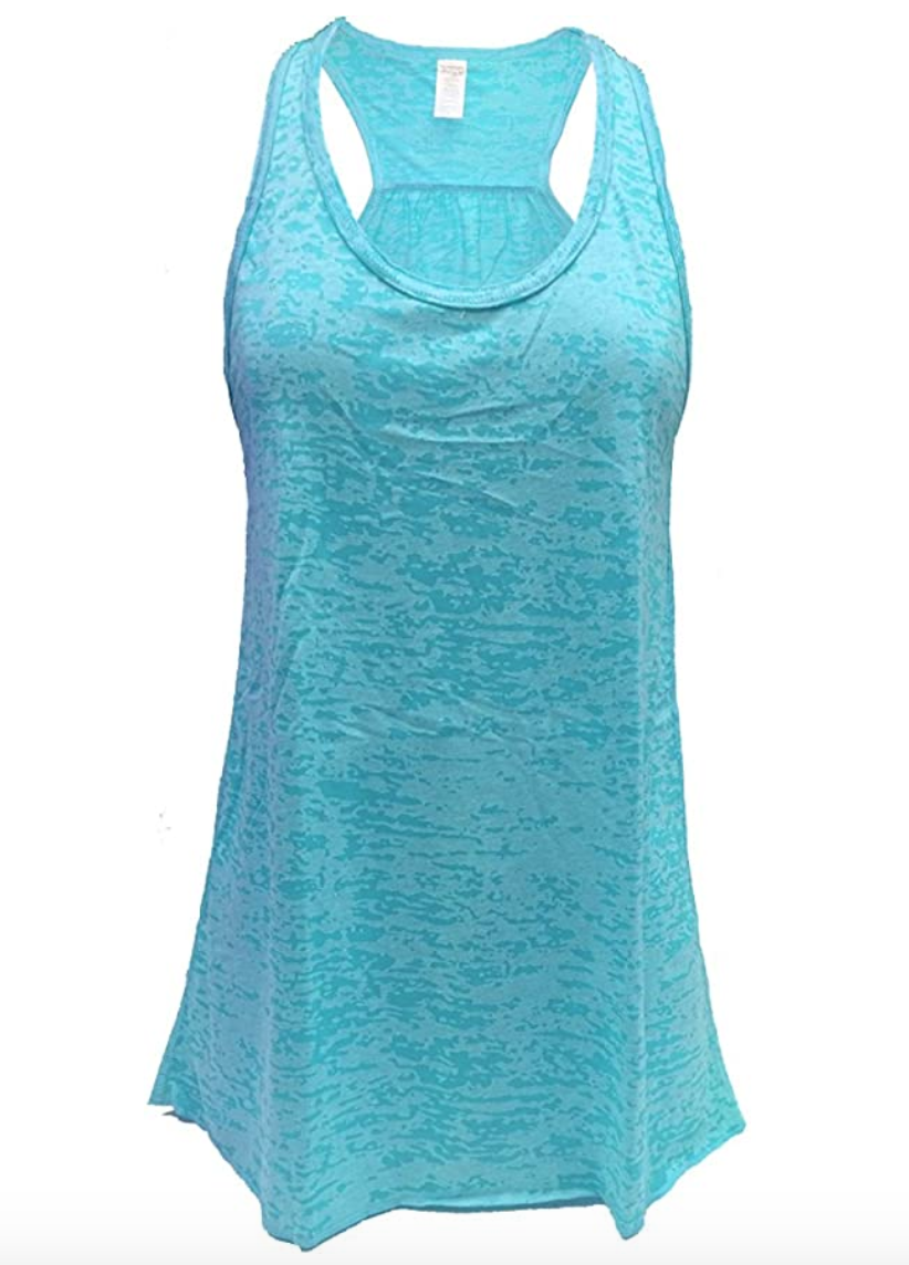 Epic MMA Gear Flowy Racerback Tank Top (Light Blue)