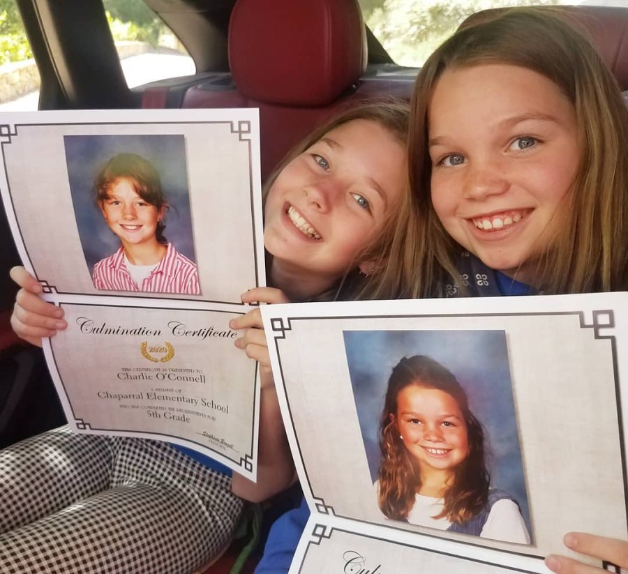 Jerry O’Connell and Rebecca Romijn daughters graduation 2020