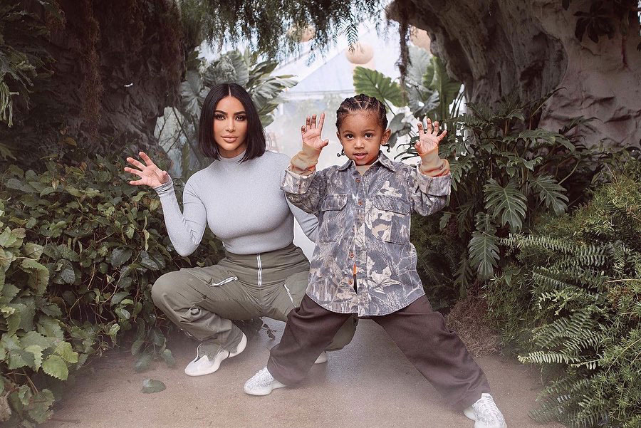 Kim Kardashian Reacts to Son Saint Saying She Buys Him Things