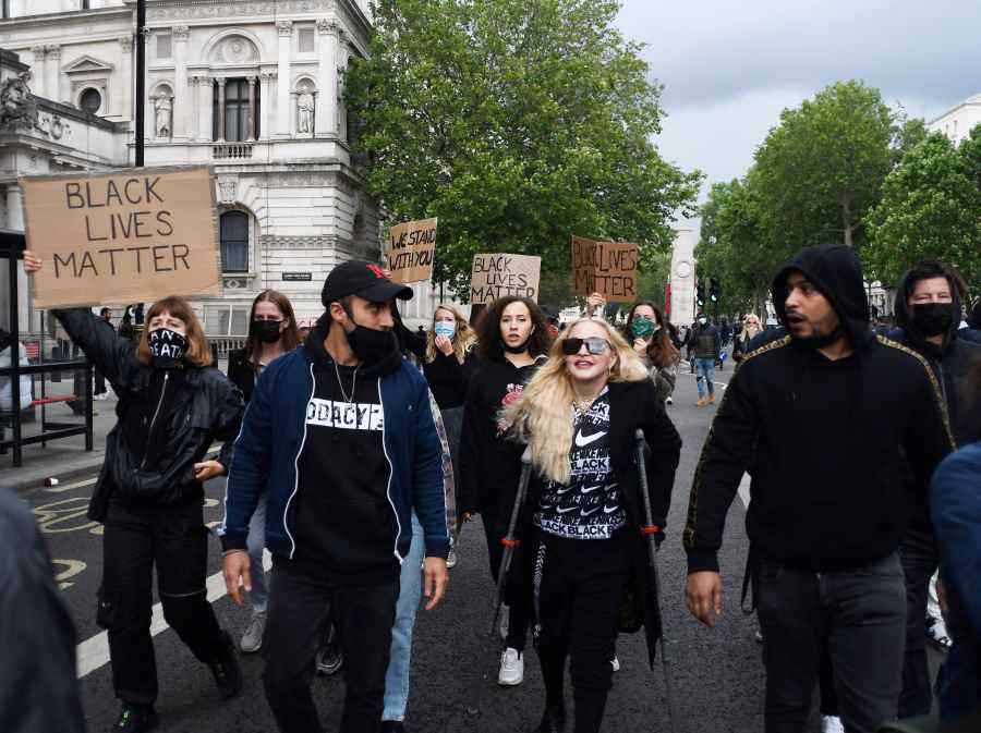 Madonna Stars Protest George Floyd Death