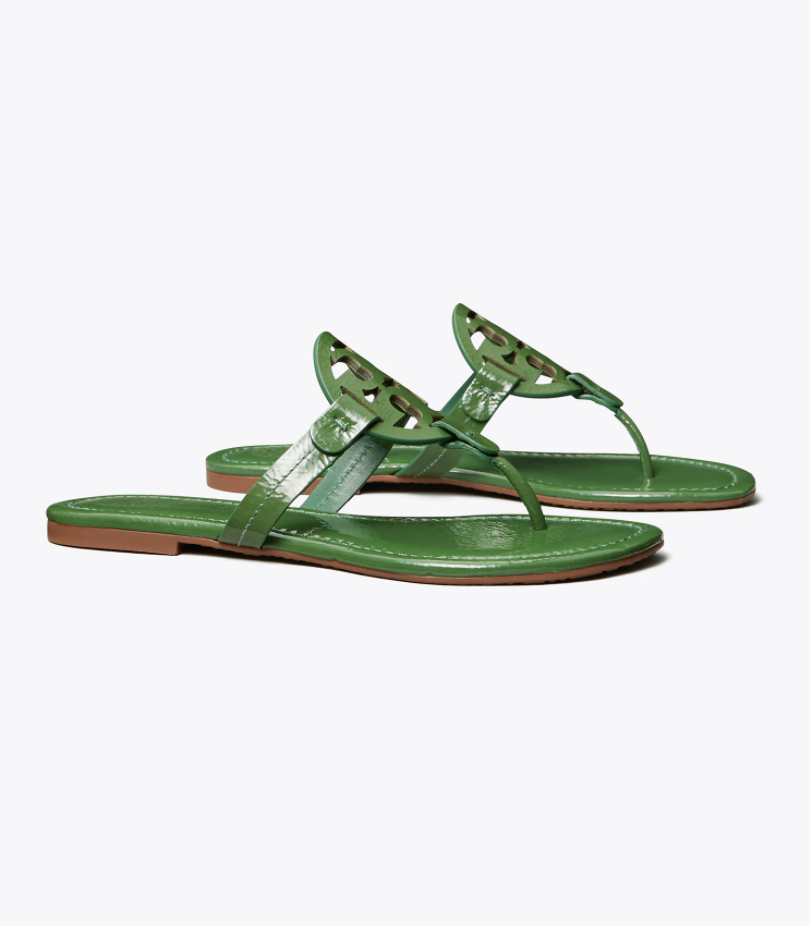 Miller Sandal, Patent Leather (Arugula)