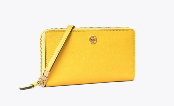 Robinson Zip Continental Wallet (Lemon Drop)