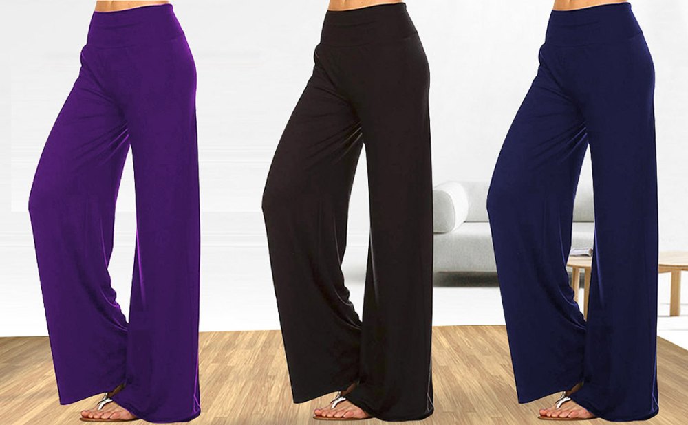 Arolina Stretchy Wide Leg Palazzo Lounge Pants