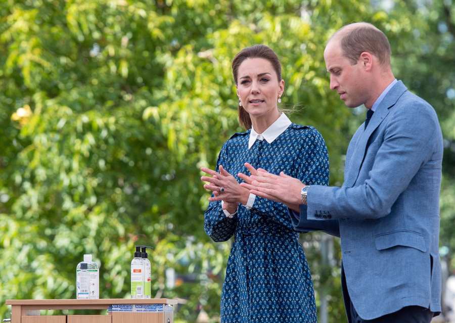 Duchess Kate Laughs With Prince William as They Have Afternoon Tea With Hospital Staff