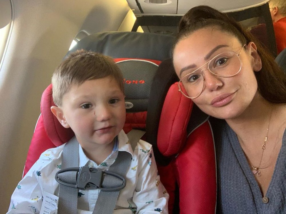 Jenni JWoww Farley Cracks Up When Son Greyson 4 Flips Off Camera