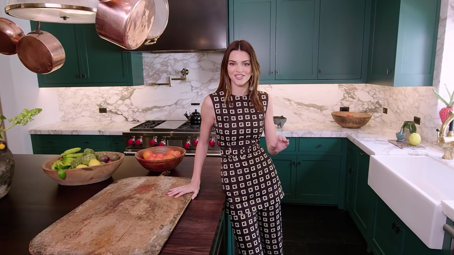 Kendall Jenner Has a Chic Pot Filler in Her Warm Kitchen